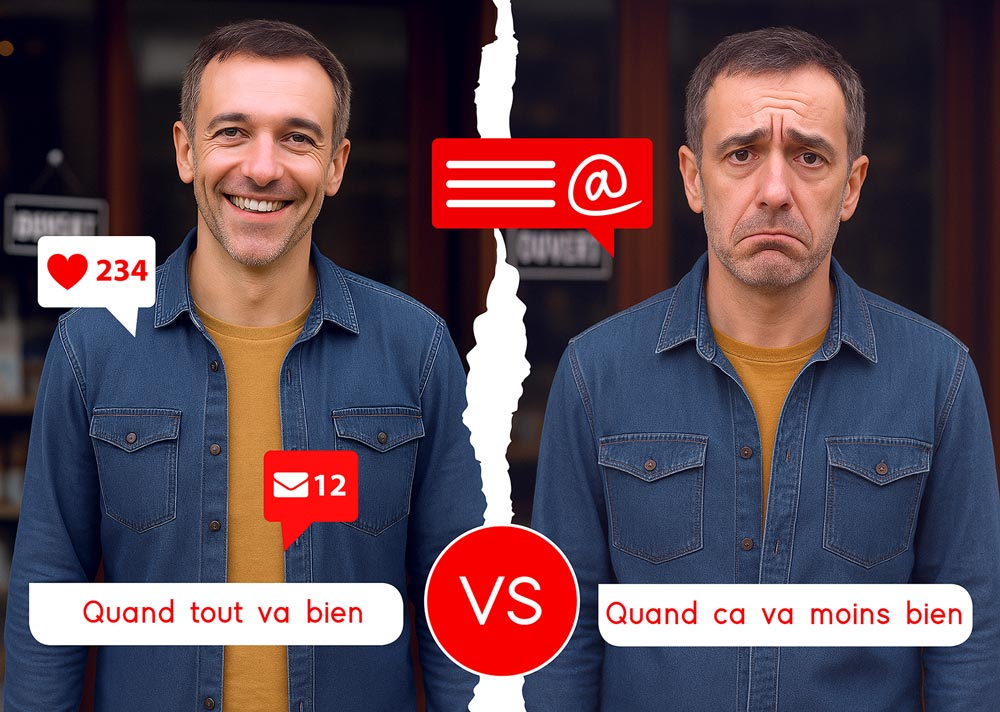 Communiquer, c’est rester visible : communiquer en période difficile, ce n’est pas mentir. C’est rassurer, expliquer, montrer que vous avancez encore.