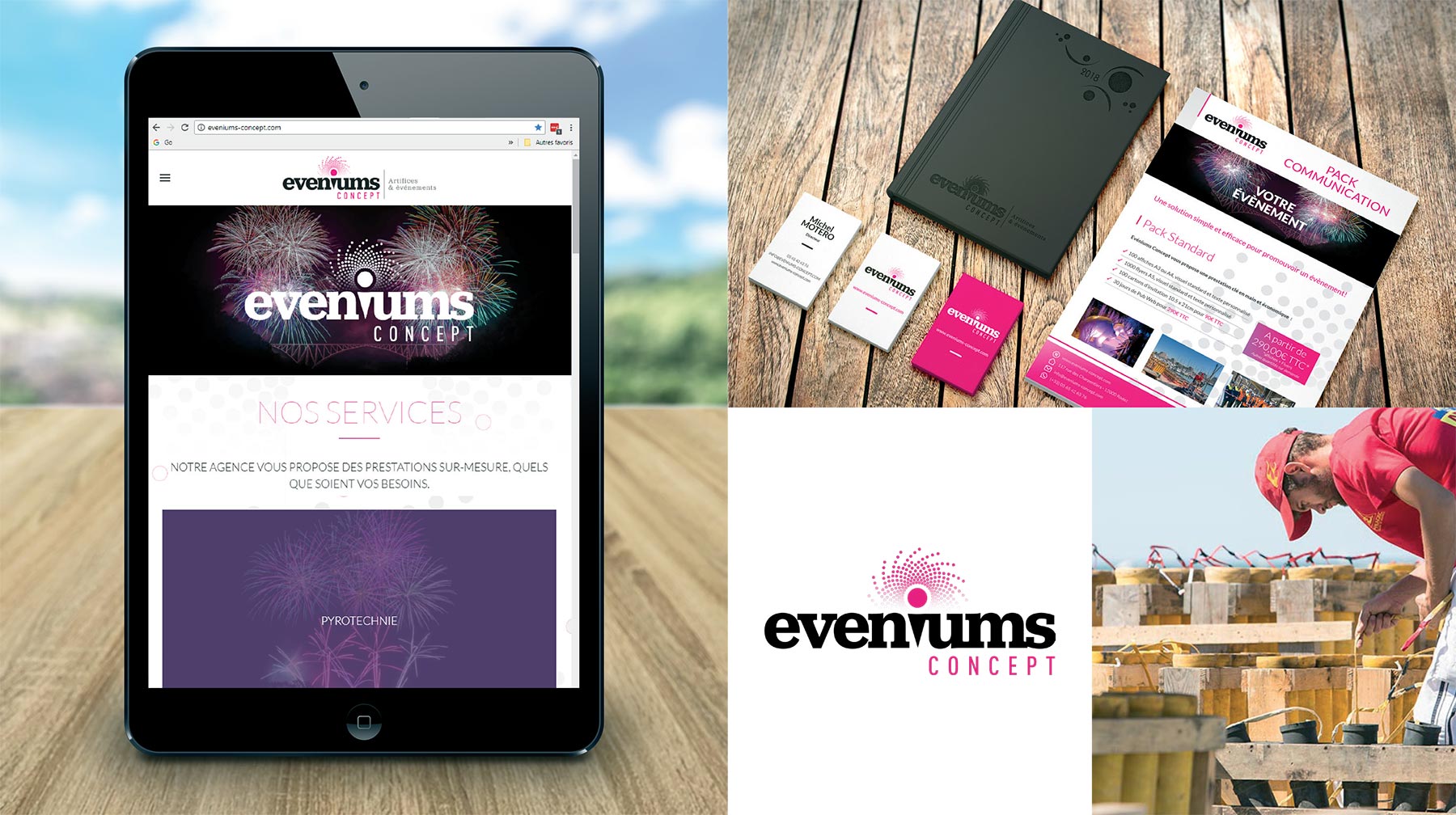 Réalisations d'ALTAprod, Agence Web, création de site internet, et Communication globale à Aurillac dans le Cantal