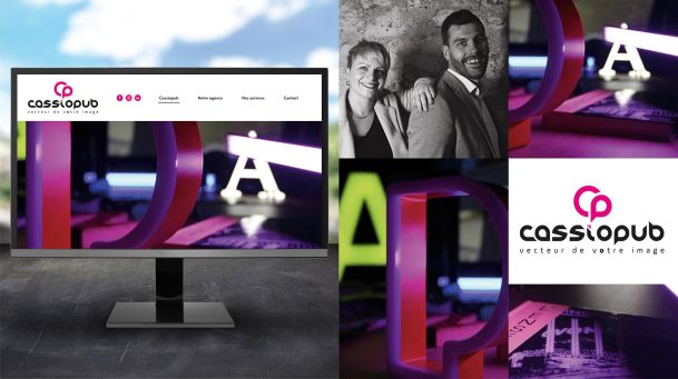 Signalétique et enseigne : Cassio Pub - Altaprod